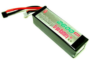LiPo battery 14.8V 2600mAh 20C